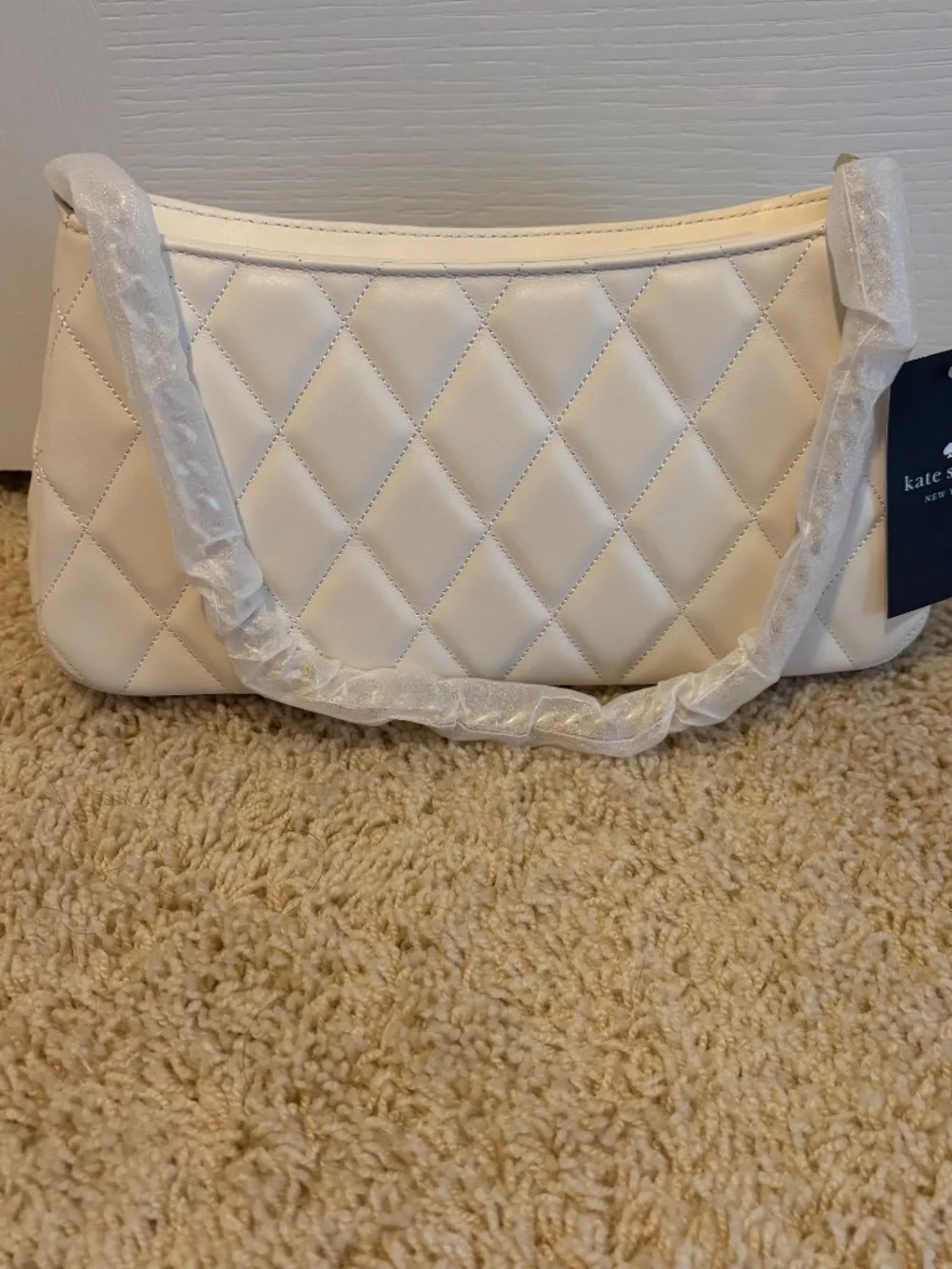 Kate Spade Carey Small Convertible Crossbody in Meringue